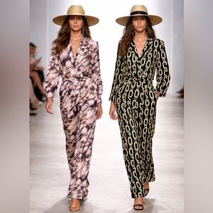 Set- rich flowy fabric